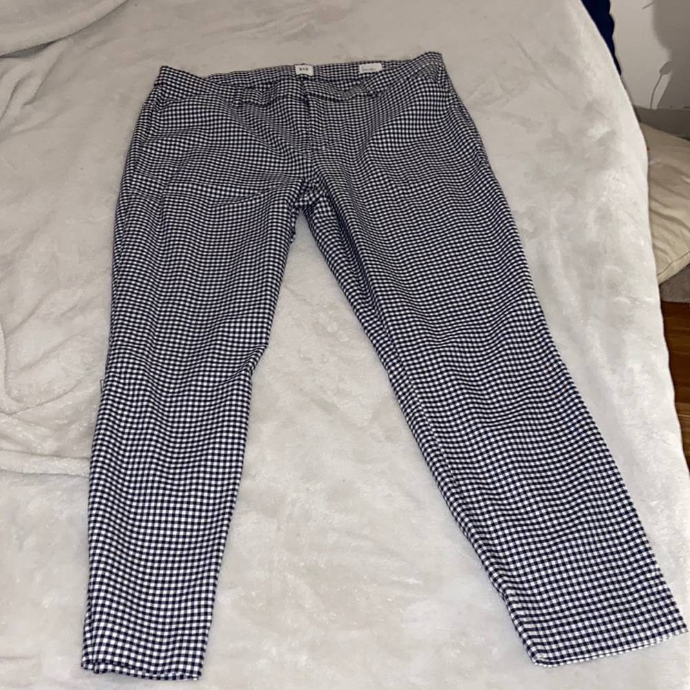 black and white pixie pants